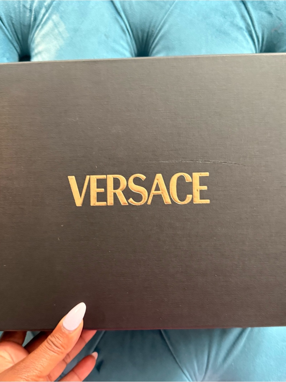 Brand new Versace Medusa Baroque Kitten heels, never worn